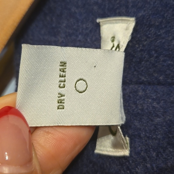 Orvis Wool Stand Collar Button Front Lined Blazer Jacket NWOT - Picture 13 of 15